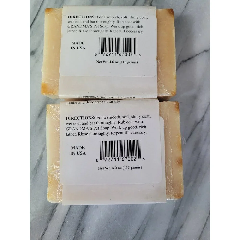 Grandma’s Pet Soap Pure and Natural Stop‎ The Itching 2 Bars